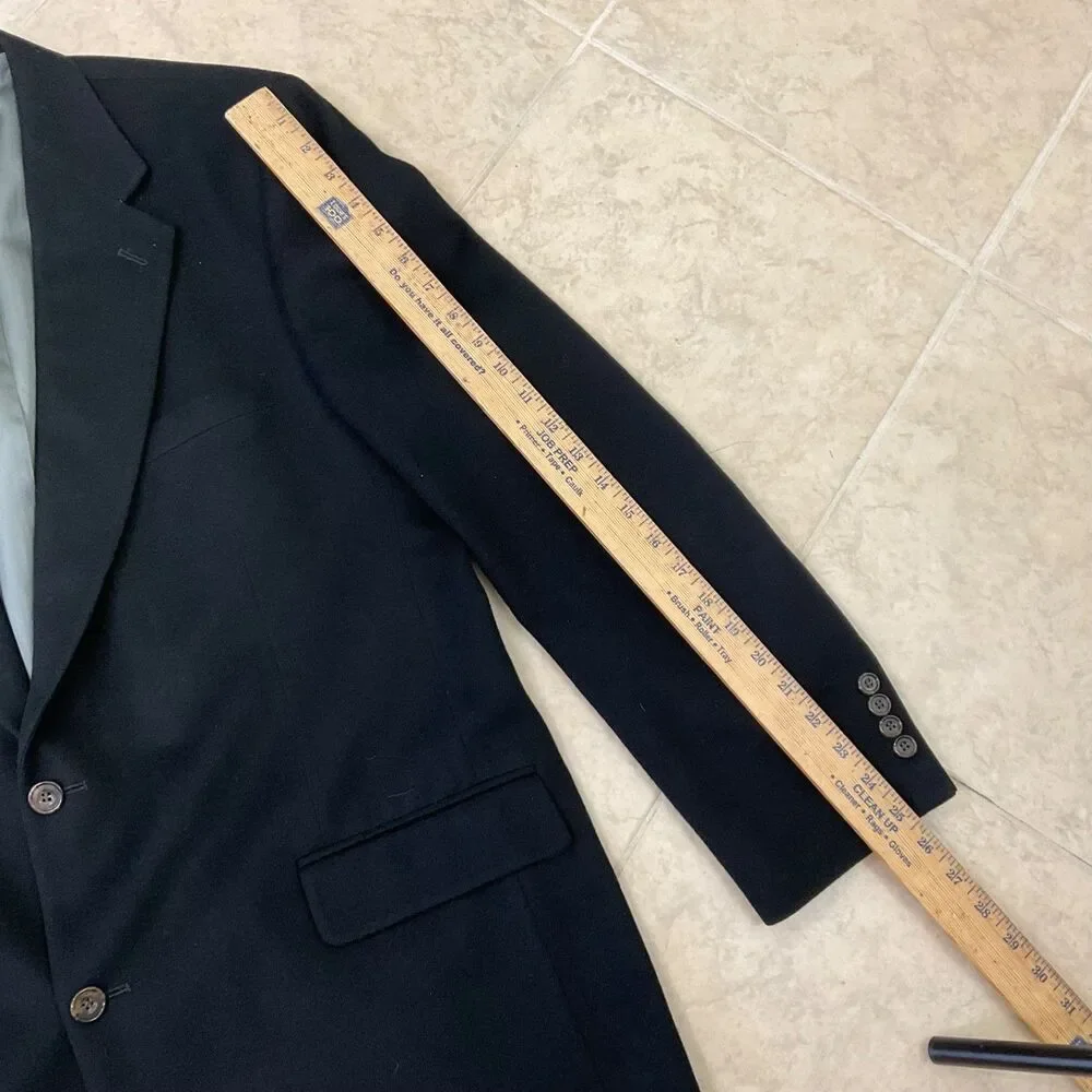 Vintage  Lord & Taylor Men’s  44L 100% Cashmere Blazer Jacket only Black